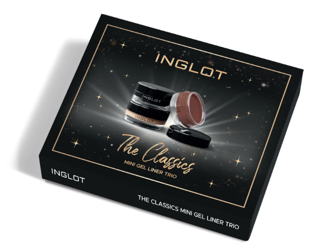 Inglot The Classics Mini Gel Liner Trio Set
