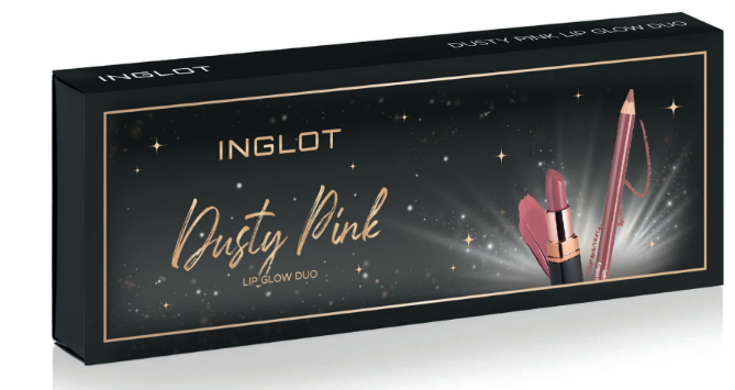 Inglot Dusty Pink Lip Glow Duo