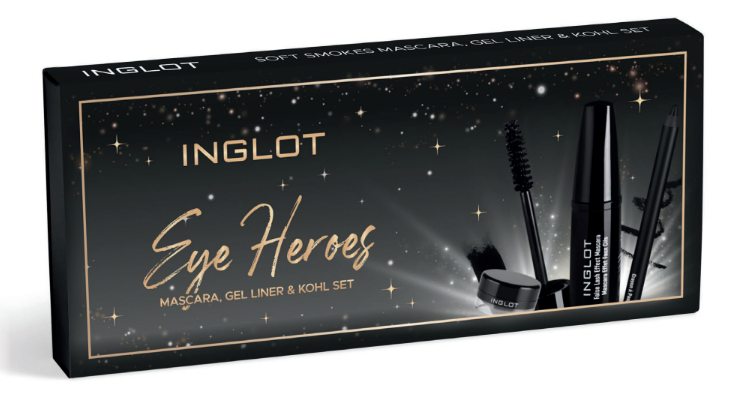 Inglot Eye Heroes Mascara, Gel Liner & Kohl Set