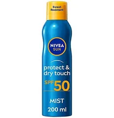 NIVEA Sun Protect & Dry Touch Refreshing Sunscreen Mist SPF50 200ml