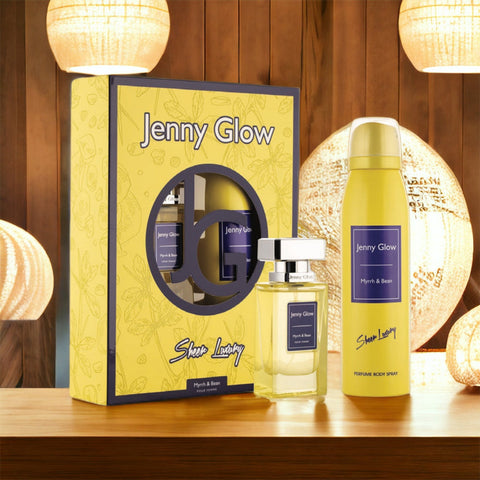 Jenny Glow Myrrh Bean Gift set Selfish Beauty Online