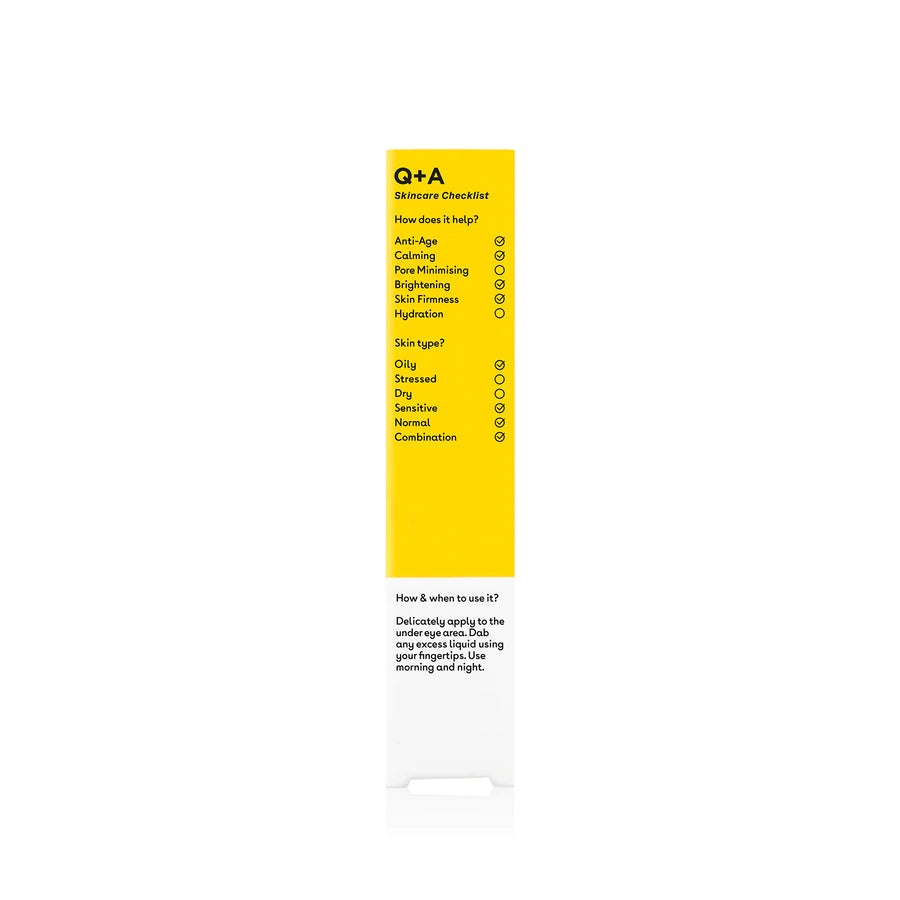 Q&A Caffeine Eye Serum