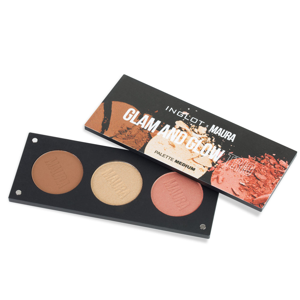INGLOT GLAM AND GLOW TRIO PALETTE