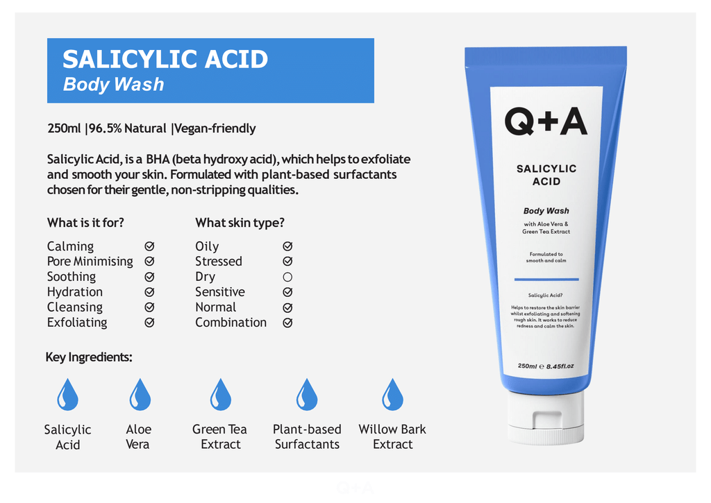 Q + A  Q+A Salicylic Acid Body Wash